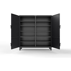 Strong Hold® HD Steel Storage Cabinet with 4 Locking Doors 72