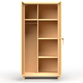 Stronghold Industrial Uniform Cabinet with 4 Shelves 36