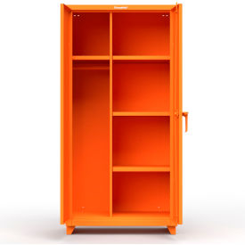 Stronghold Industrial Uniform Cabinet with 4 Shelves 36