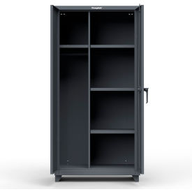 Stronghold Industrial Uniform Cabinet with 4 Shelves 36