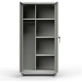 Stronghold Industrial Uniform Cabinet with 4 Shelves 36