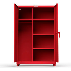Stronghold Industrial Uniform Cabinet with 4 Shelves 48