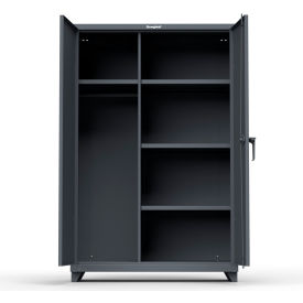 Stronghold Industrial Uniform Cabinet with 4 Shelves 48