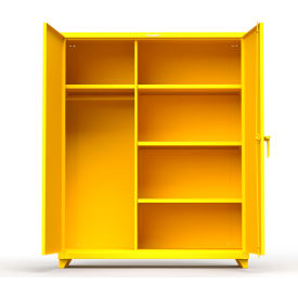 Stronghold Industrial Uniform Cabinet with 4 Shelves 60