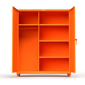 Stronghold Industrial Uniform Cabinet with 4 Shelves 60