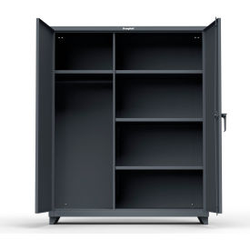Stronghold Industrial Uniform Cabinet with 4 Shelves 60