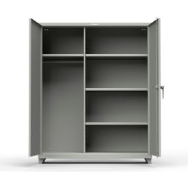 Stronghold Industrial Uniform Cabinet with 4 Shelves 60
