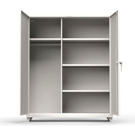 Stronghold Industrial Uniform Cabinet with 4 Shelves 60