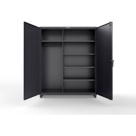 Strong Hold® Extra Heavy Duty Uniform Cabinet w/5 Shelves 60