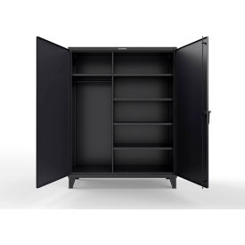Strong Hold® Extra Heavy Duty Uniform Cabinet w/5 Shelves 60