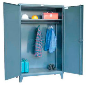 Strong Hold® Heavy Duty Wardrobe Cabinet 56-WR-241 - With Full Width Rod 60 x 24 x 78 56-WR-241