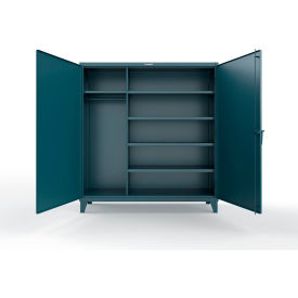 Strong Hold® Extra Heavy Duty Uniform Cabinet w/5 Shelves 72