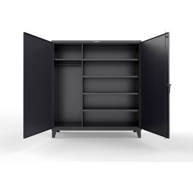 Strong Hold® Extra Heavy Duty Uniform Cabinet w/5 Shelves 72