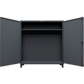 Strong Hold® Extra Heavy Duty Uniform Cabinet w/ Hanger Rod 72