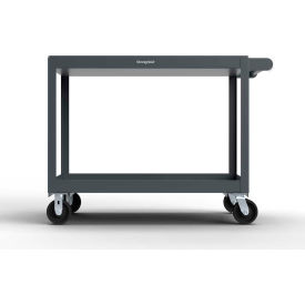 Strong Hold® SC2436-2-RAL7024 Mobile Service Cart 4800 lb. Cap. 36