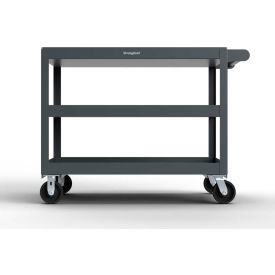 Strong Hold® SC2436-3-RAL7024 Mobile Service Cart 4800 lb. Cap. 36
