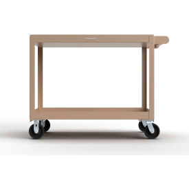 Strong Hold® Mobile Service Cart w/ 2 Shelves 4800 lb. Capacity 48