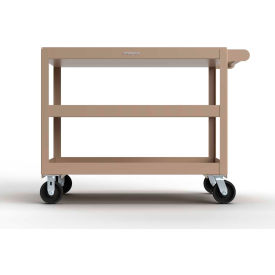 Strong Hold® Mobile Service Cart w/ 3 Shelves 4800 lb. Capacity 48