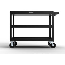 Strong Hold® Mobile Service Cart w/ 3 Shelves 4800 lb. Capacity 48