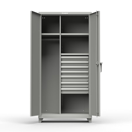 14 ga. Industrial Bin Cabinet 48 inW x 24 inD x 75 inH MPN:46-BB-240-L