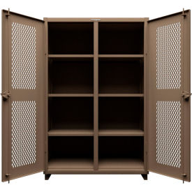 Strong Hold® HD Stationary Ventilated Cabinet w/ 6 Drawer 3 Shelves 36