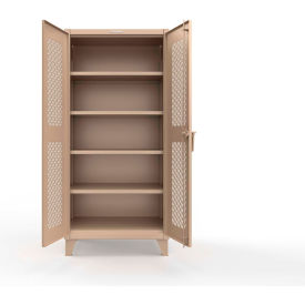 Strong Hold® Cabinet w/Ventilated Doors SecuRam ScanLogic Smart Lock 36