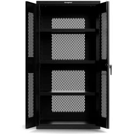 Stronghold Heavy Duty Ventilated Cabinet w/ 3 Shelves 18 Ga. 36