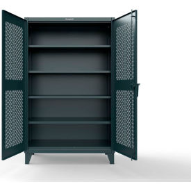 Strong Hold® HD Stationary Ventilated Cabinet w/SecuRam ScanLogic Smart Lock48