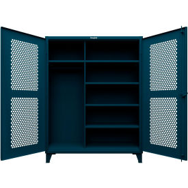 Strong Hold® HD Stationary Ventilated Cabinet w/5 Shelves 60