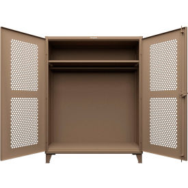 Strong Hold® HD Stationary Ventilated Cabinet w/1 Shelves 60