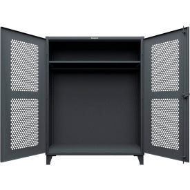 Strong Hold® HD Stationary Ventilated Cabinet w/1 Shelves 60