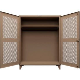 Strong Hold® Ventilated (Diamond) Cabinet w/ 6 Half-Width Drawers 60