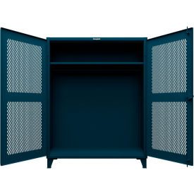Strong Hold® Ventilated (Diamond) Cabinet w/ 6 Half-Width Drawers 60