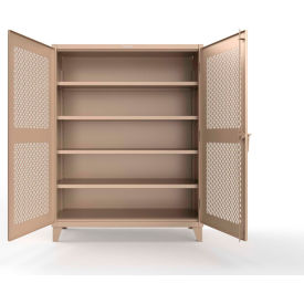 Strong Hold® Cabinet w/ Ventilated Doors SecuRam ProLogic L22 Lock 60
