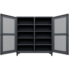 Strong Hold® Extreme Duty Uniform Cabinet with Hanger Rod1 Shelf 60