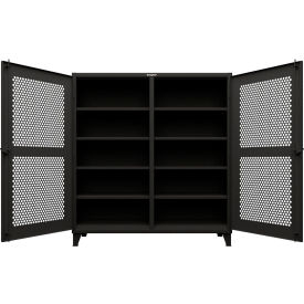 Strong Hold® Extreme Duty Diamond Uniform Cabinet with Hanger Rod 60