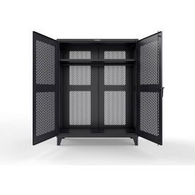 Strong Hold® Extreme Duty Fully-Ventilated Uniform Cabinet w/Hanger Rod60