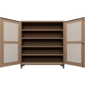 Strong Hold® Extreme Duty Cabinet with Ventilated Doors 4 Shelve 78