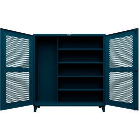 Strong Hold® Extreme Duty Ventilated Janitorial Cabinet 4 Shelves 72