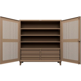 Strong Hold® Extreme Duty Ventilated Diamond Cabinet with Drawers72