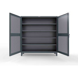 Strong Hold® Extreme Duty Cabinet with Ventilated Diamond Doors 72