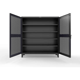 Strong Hold® Extreme Duty Cabinet with Ventilated Diamond Doors 72