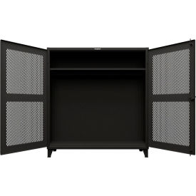 Strong Hold® Extreme Duty Ventilated Diamond Uniform Cabinet 72
