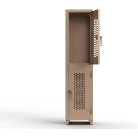 Strong Hold® 2-Tier 2 Door Extra HD Ventilated Locker 18