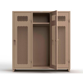 Strong Hold® 1-Tier 3 Door Extra HD Ventilated Locker 72