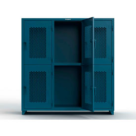 Strong Hold® 2-Tier 6 Door Extra HD Ventilated Locker 72