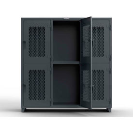 Strong Hold® 2-Tier 6 Door Extra HD Ventilated Locker 72