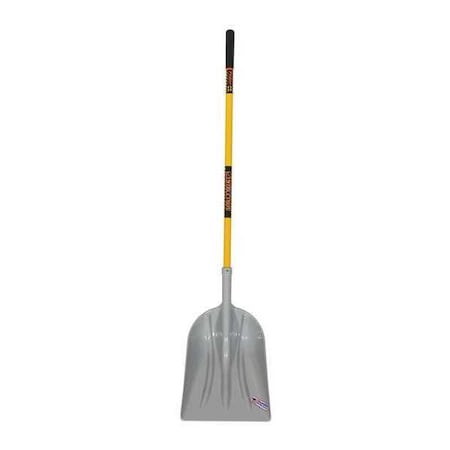 Grain Scoop, Polymer Blade, 51 in L Premium Fiberglass Handle MPN:49251