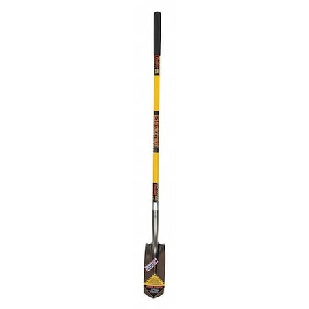 Trenching Shovel, 14 ga. Steel Blade, 48 in L Premium Fiberglass Handle MPN:89184