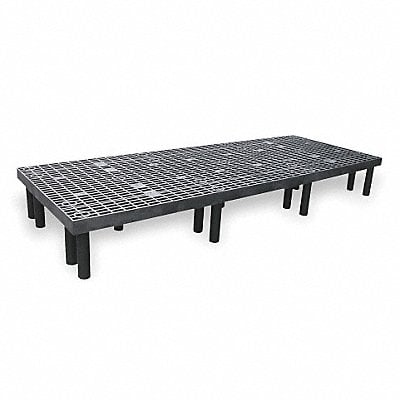 Dunnage Rack 2000 lb HDPE 96 W x 36 D MPN:D9636